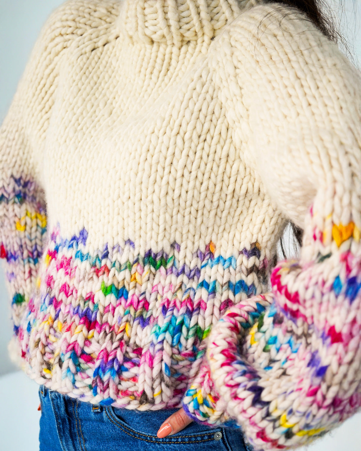 The Rainbow Sweater Kit x @paula.on.knits - Premium Version