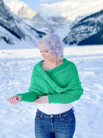 Easy Eyelet Sweater Scarf x @knitatude Kit - Meripaca Premium Version