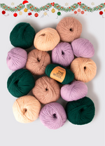 15 Pack of Petite Wool Yarn Balls