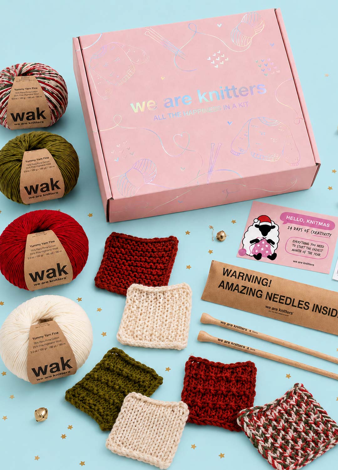 Knitmas: 24 Tage Stricken – Adventskalender mit Überraschungs projekt – VORBESTELLUNG