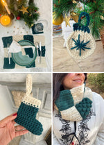 Stitch Sampler "24 days of stitches" Crochet Kit: Learn The Basics