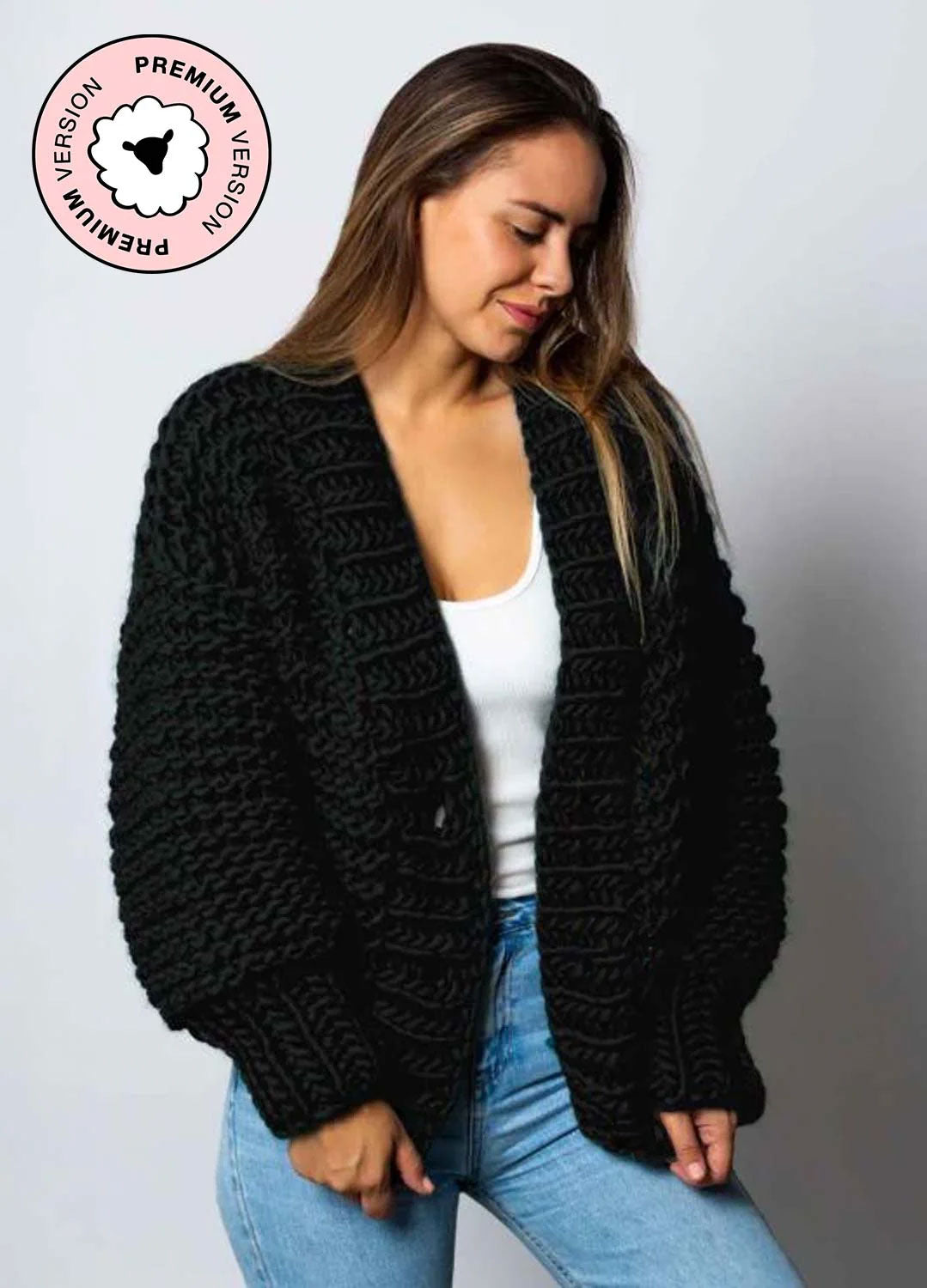Avocado Cardigan Kit - Premium Version