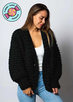 Avocado Cardigan Kit - Yummy Yarn Version