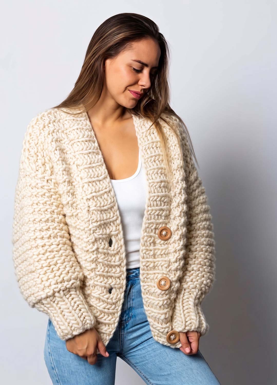 Kit Avocado Cardigan - Version Yummy Yarn