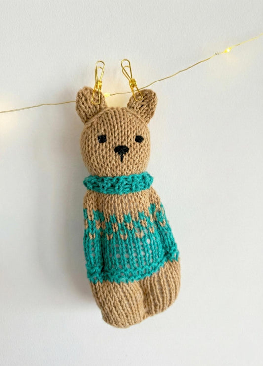 The Knitty Bear - Easy Mini Knitted Bear Kit