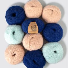 Pack de 10 Pelotes de Bling Bling Yarn