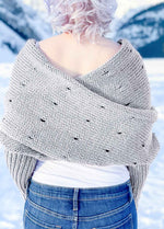 Easy Eyelet Sweater Scarf x @knitatude Kit - Meripaca Premium Version
