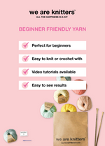 Stitch Sampler Kit: Learn The Basics Knitting Kit - Make your first Snood - Yummy Version