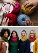 Friendsgiving Knitting Party Kit - Knit Matching Snoods