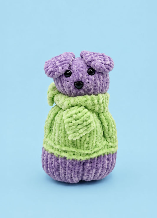 The Knitty Dog – Easy Mini Knitted Dog Kit – Cuddle Yarn