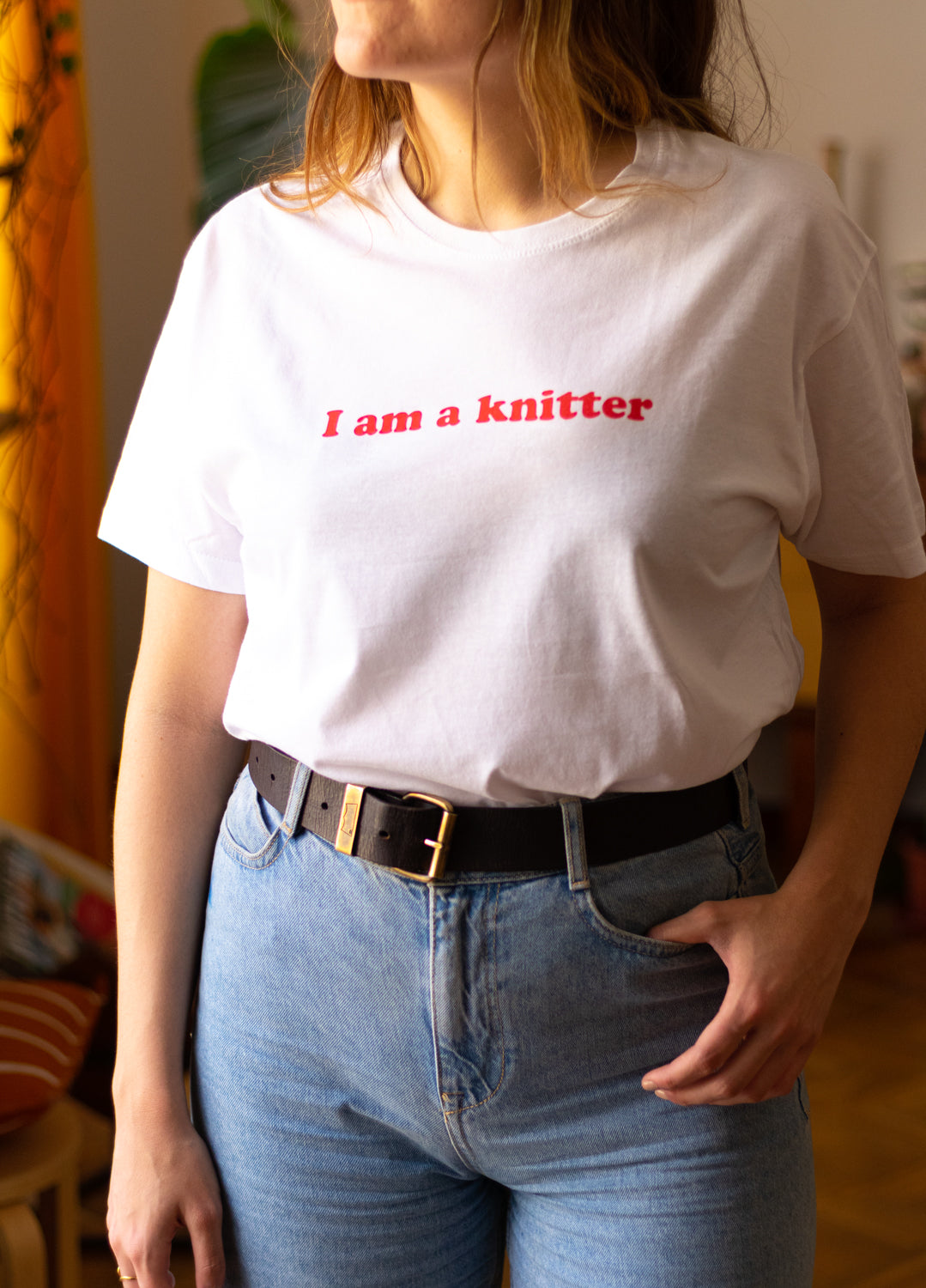 T Shirt I am a Knitter