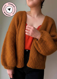 Kobe Cardigan WAK Edition x November Knits Kit - Premium Version