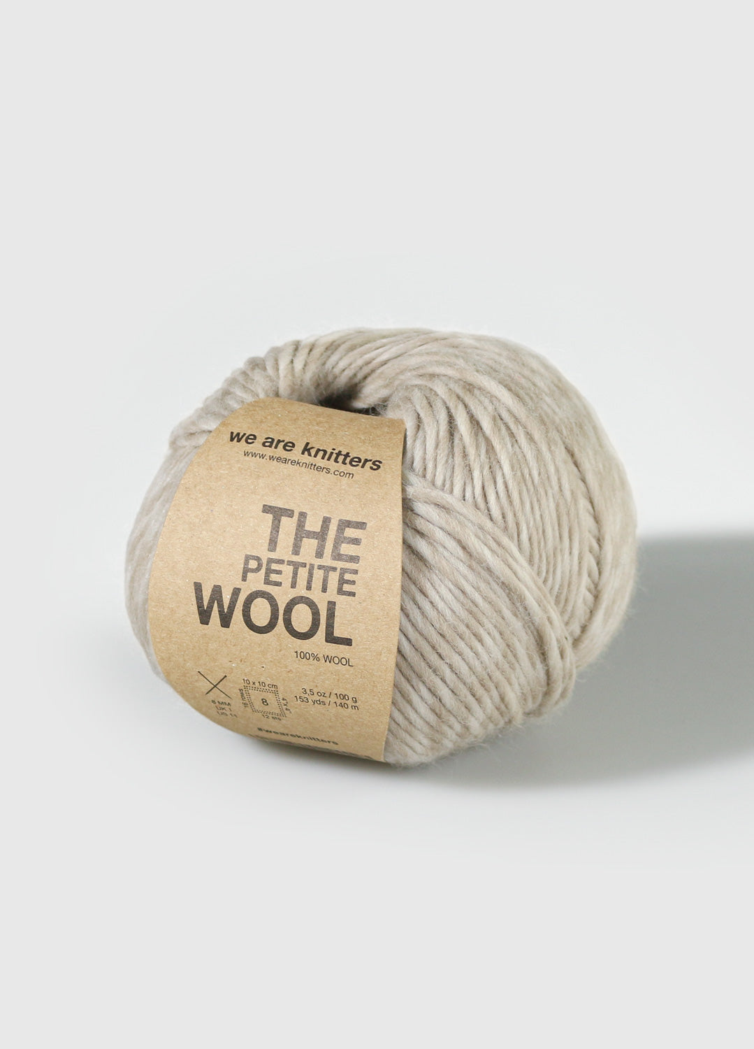 Petite Wool Spotted Beige