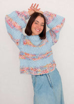 The Striped Rainbow Sweater Kit x @paula.on.knits - Version Yummy Yarn
