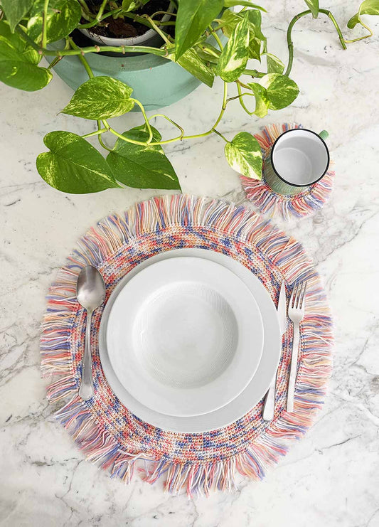 Thasos Tischset- und Untersetzer-Kit
