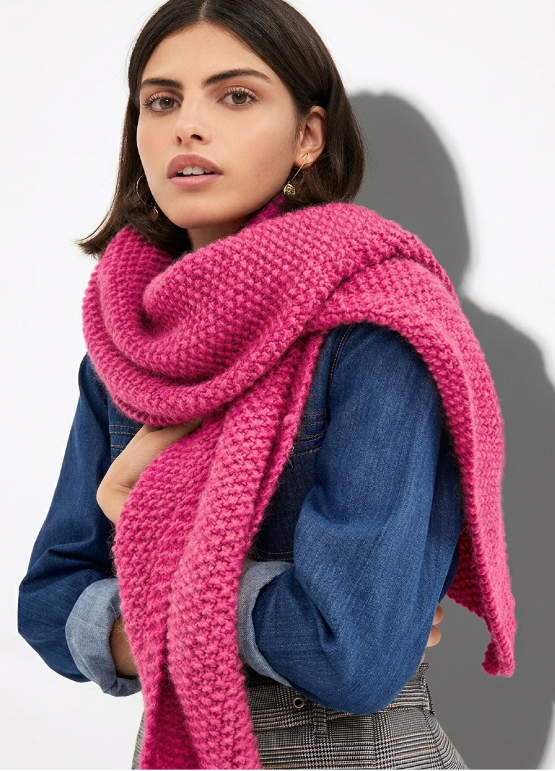 Le Marais Shawl Kit - Yummy Yarn Fine Version
