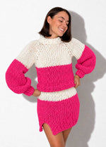 The Rainbow Skirt & Sweater Set Kit x @paula.on.knits – Yummy Yarn Version