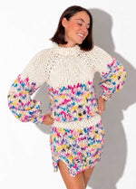 The Rainbow Skirt & Sweater Set Kit x @paula.on.knits – Yummy Yarn Version
