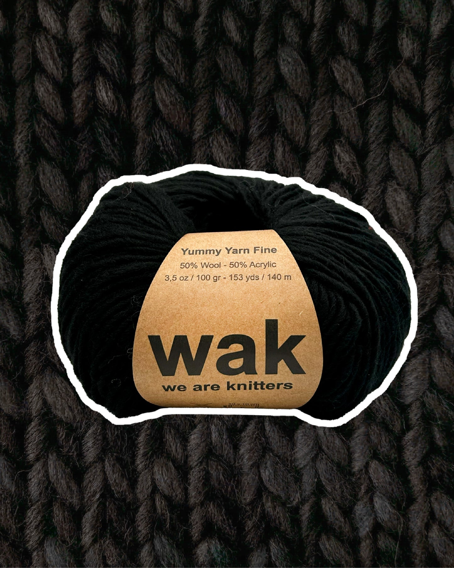 Yummy Yarn Fine Black