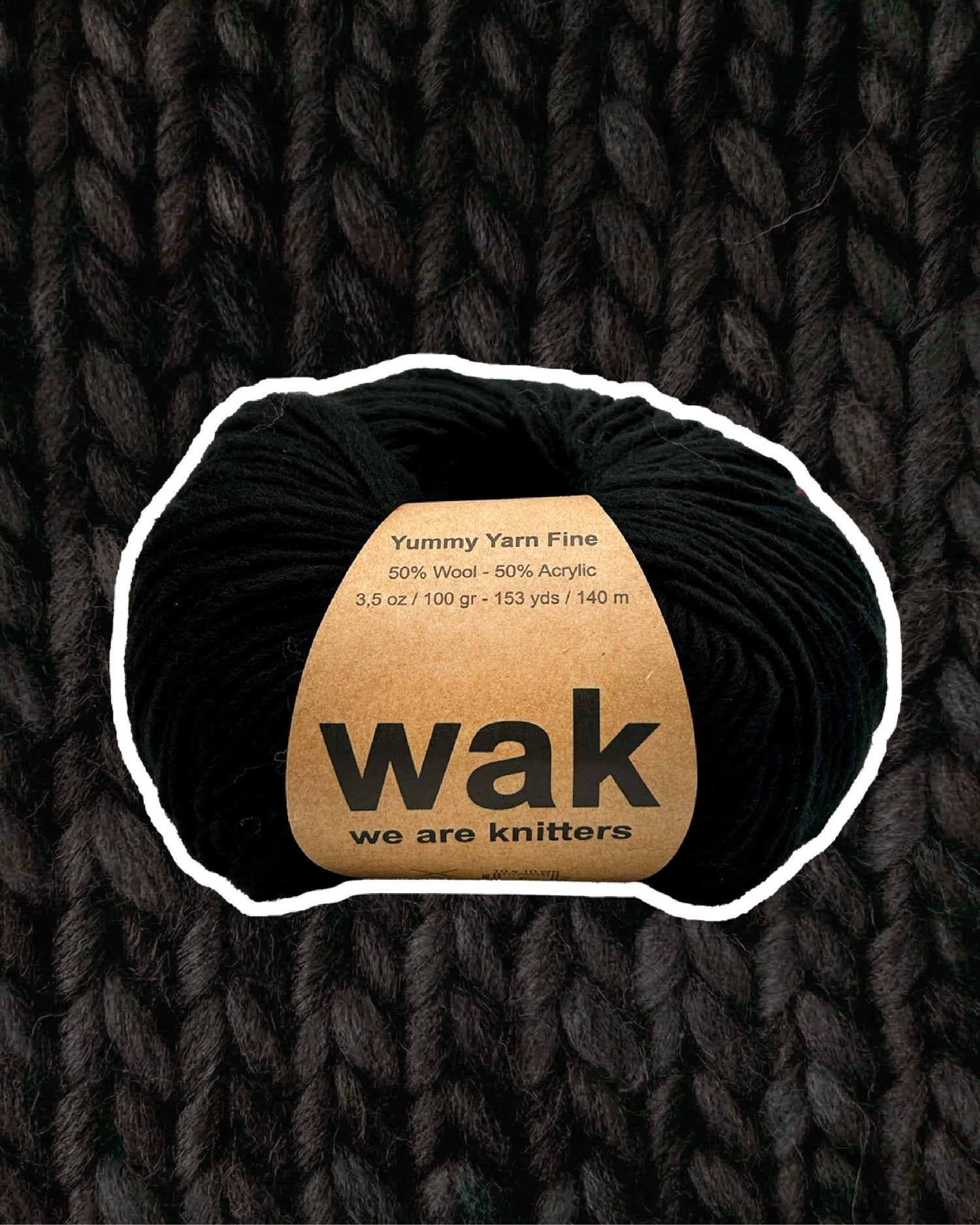 Yummy Yarn Fine Black